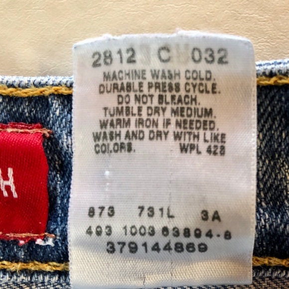 Vintage Levi’s SuperLow Stretch Denim Shorts (13 Junior) - Picture 6 of 15